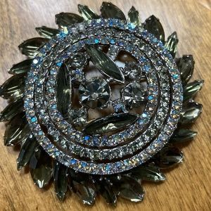 Vintage Art Deco Rhinestone Brooch